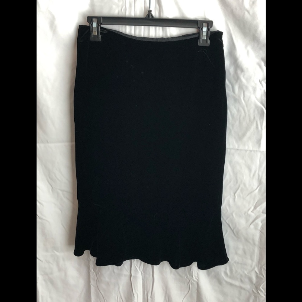 The Limited velour skirt